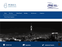 Tablet Screenshot of persia-associates.com